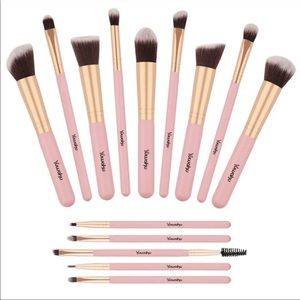 Makeup Brushes Set, Yuwaku Premium Synthetic 14pcs Kabuki Make Up Brush